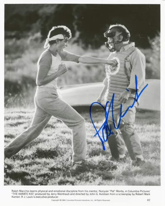 Pat Morita autograph