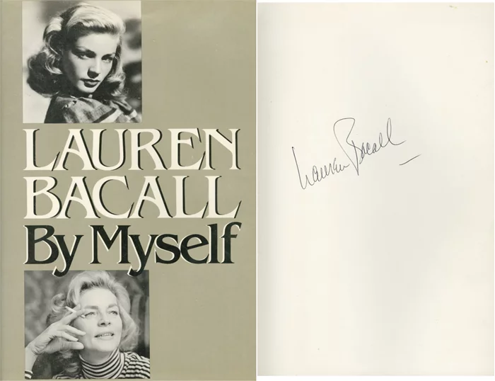 Lauren Bacall autograph