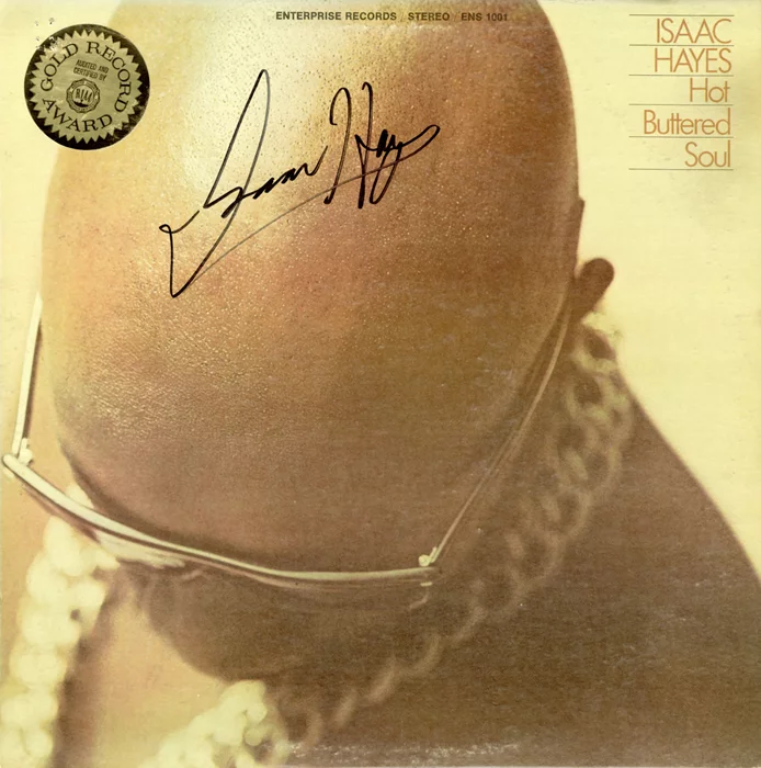 Isaac Hayes autograph