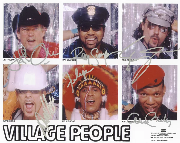 Village People autograph