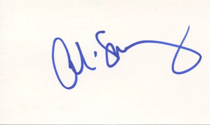 Alison Sweeney autograph