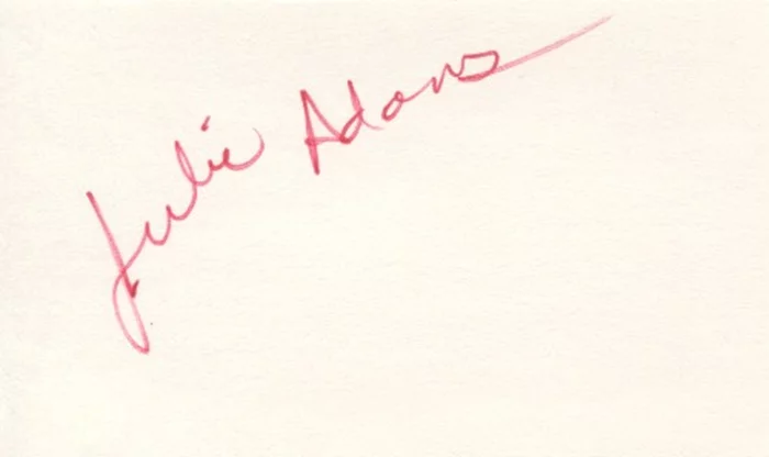 Julie Adams autograph