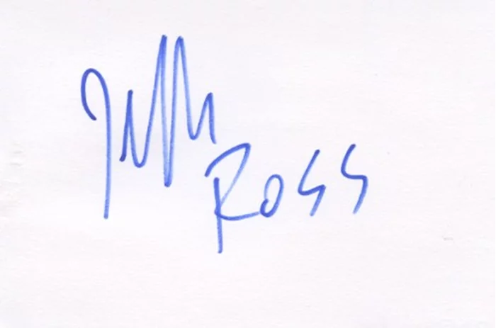Jeffrey Ross autograph