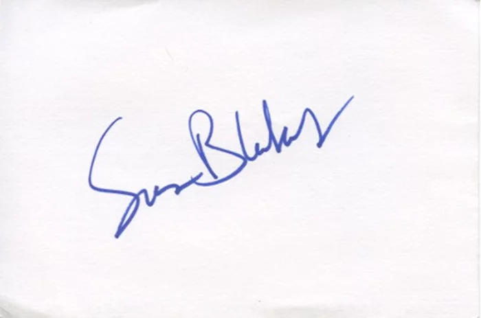 Susan Blakely autograph