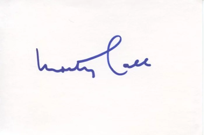 Monty Hall autograph
