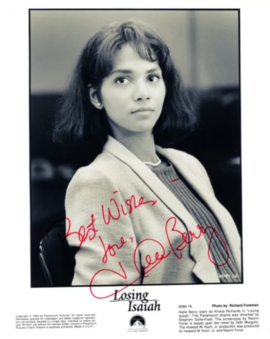 Halle Berry autograph
