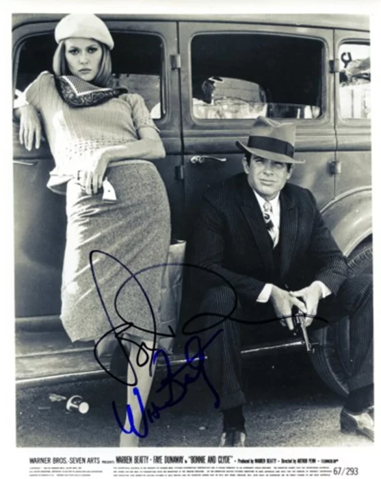 Bonnie and Clyde autograph