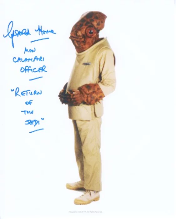 Gerald Home autograph