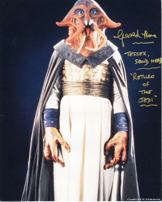Gerald Home autograph