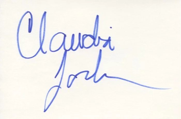 Claudia Jordan autograph