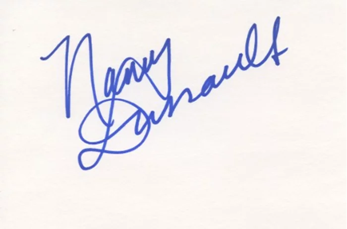Nancy Dussault autograph