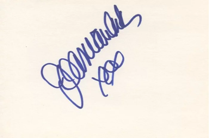 Joan Van Ark autograph