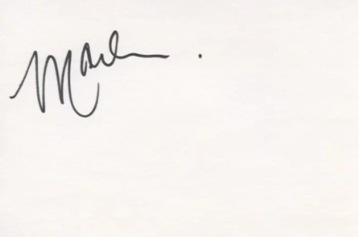 Marla Sokoloff autograph