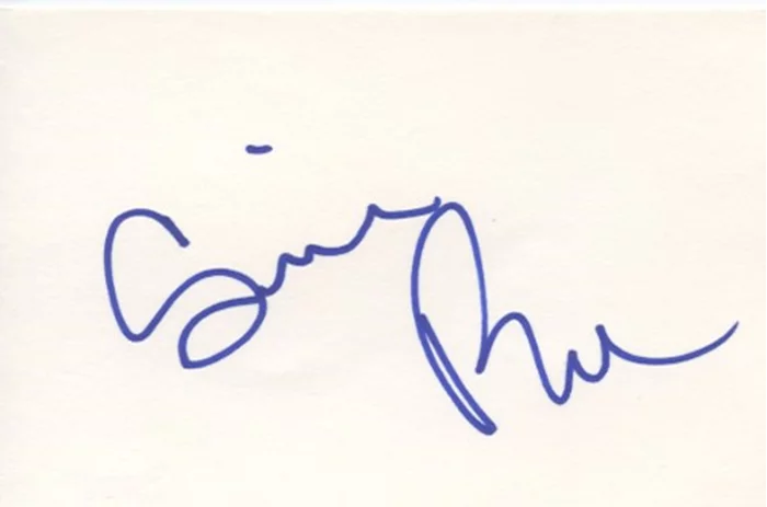 Simon Rex autograph