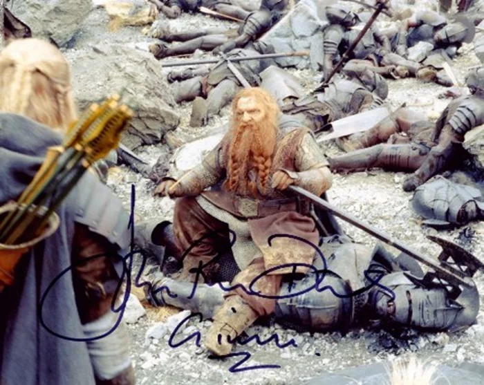 John Rhys-Davies autograph