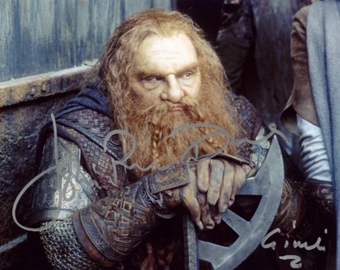 John Rhys-Davies autograph