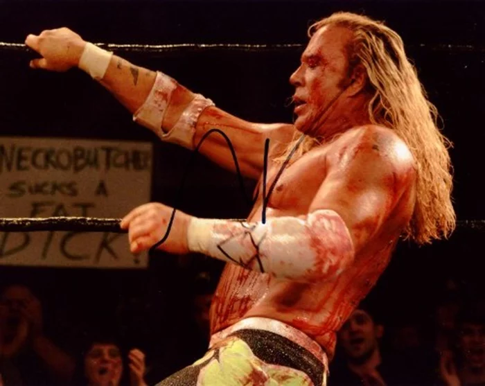 Mickey Rourke autograph