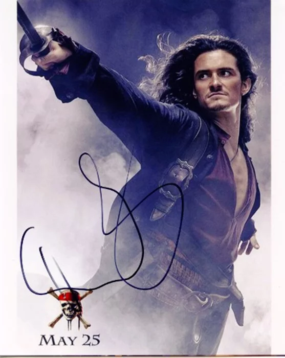 Orlando Bloom autograph