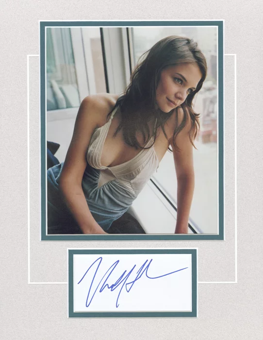 Katie Holmes autograph