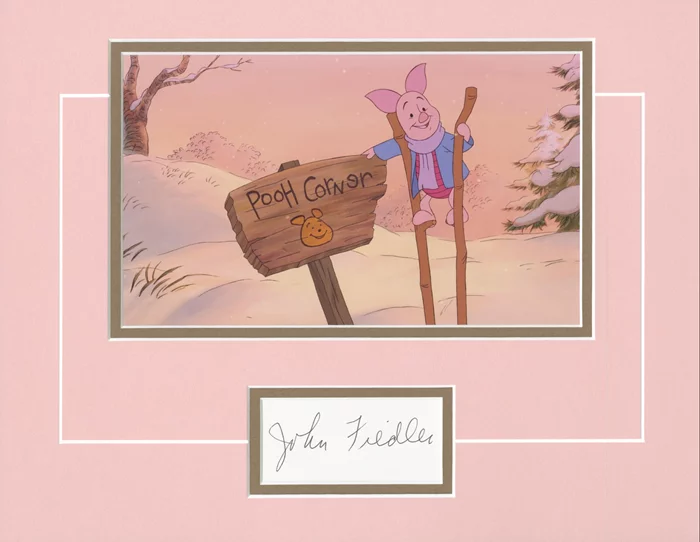 John Fiedler autograph
