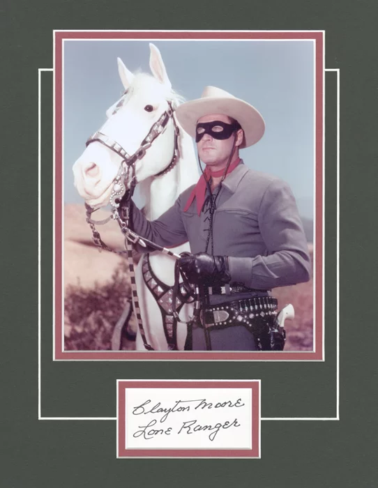 Clayton Moore autograph