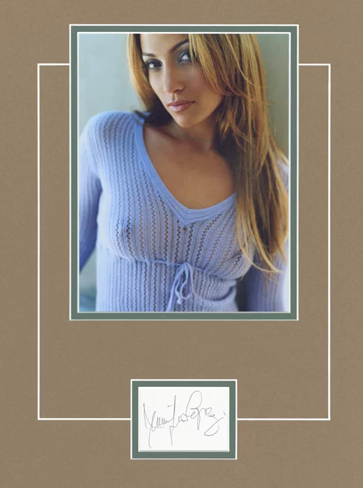 Jennifer Lopez autograph