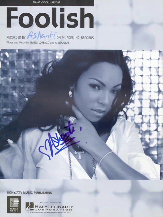 Ashanti autograph