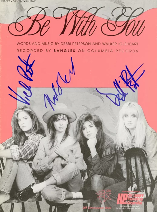 The Bangles autograph
