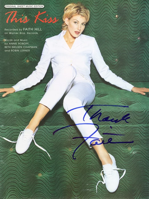 Faith Hill autograph