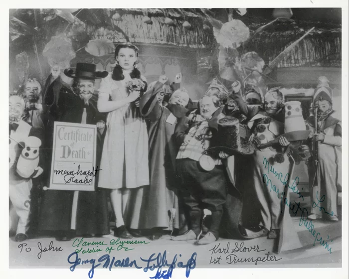 Wizard of Oz autograph