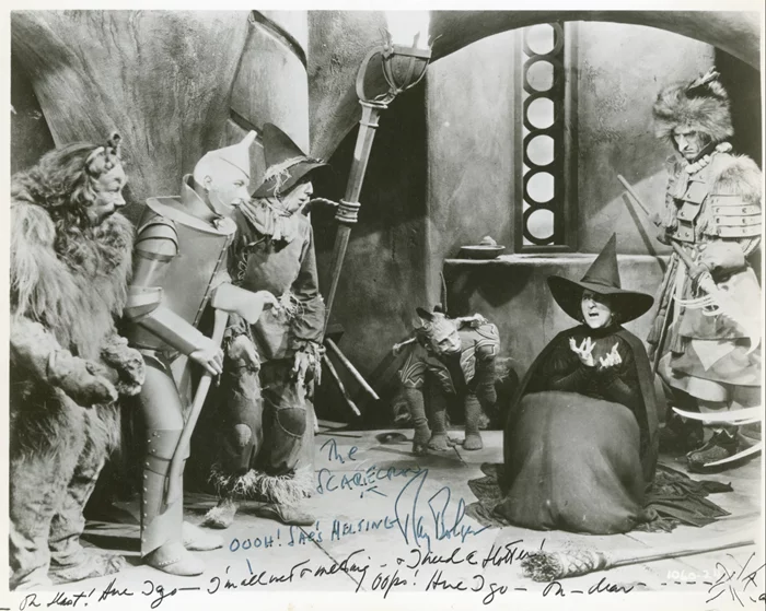 Wizard of Oz autograph