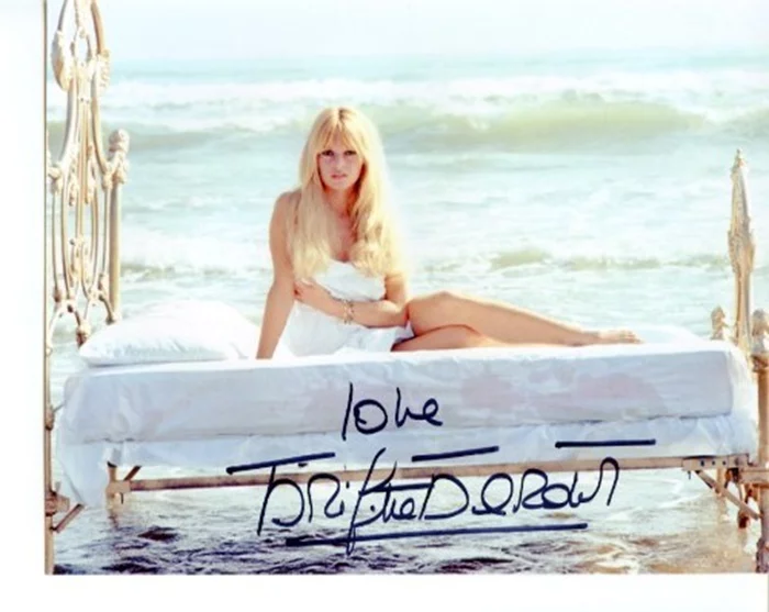 Brigitte Bardot autograph