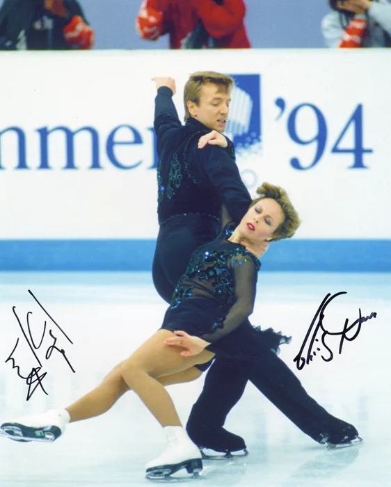 Torvill and Dean autograph