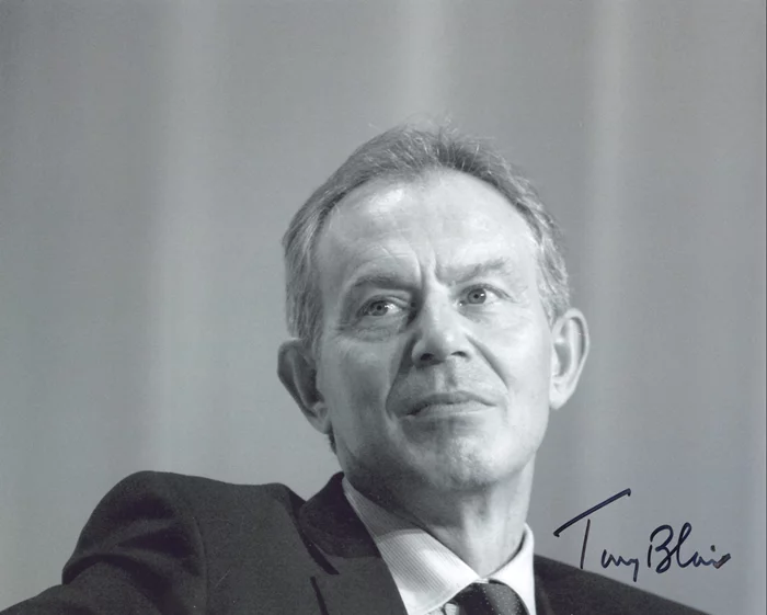 Tony Blair autograph