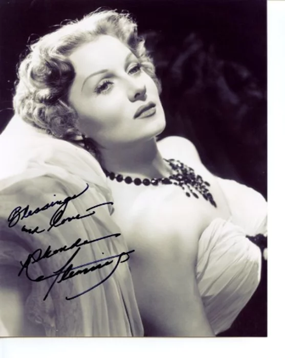 Rhonda Fleming autograph
