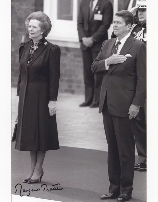 Margaret Thatcher autograph