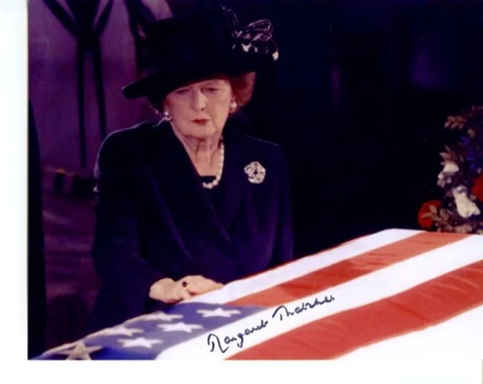 Margaret Thatcher autograph