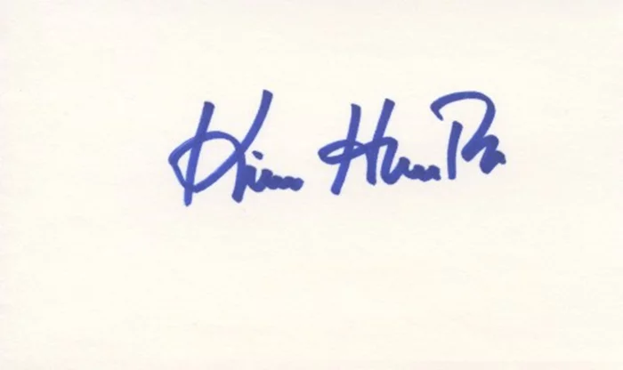 Kim Hunter autograph
