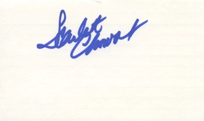 Scarlett Chorvat autograph