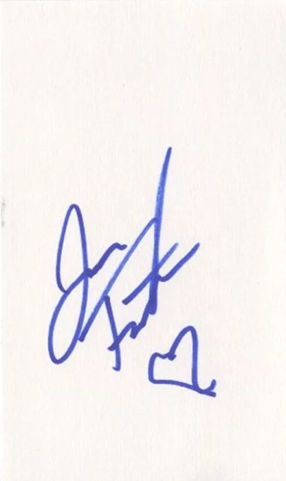 Jon Foster autograph