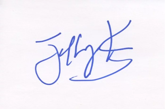 Jeffrey Katzenberg autograph