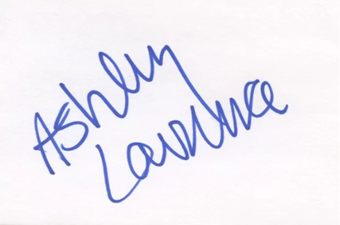 Ashley Lawrence autograph