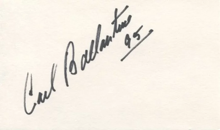 Carl Ballantine autograph