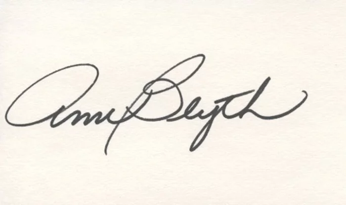 Ann Blyth autograph
