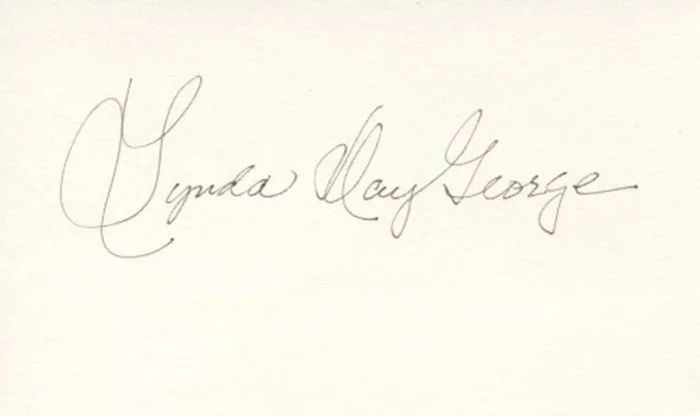 Lynda Day George autograph
