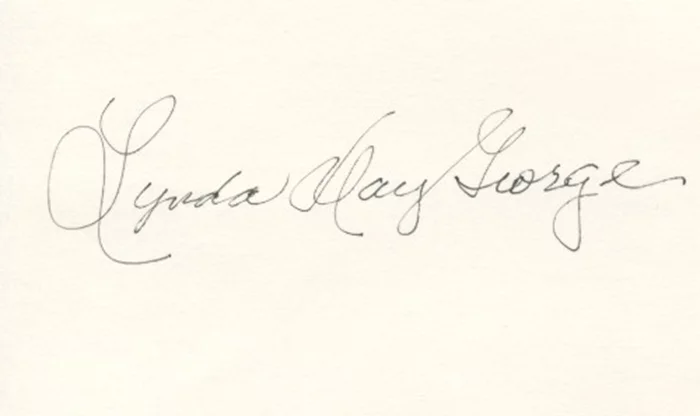 Lynda Day George autograph