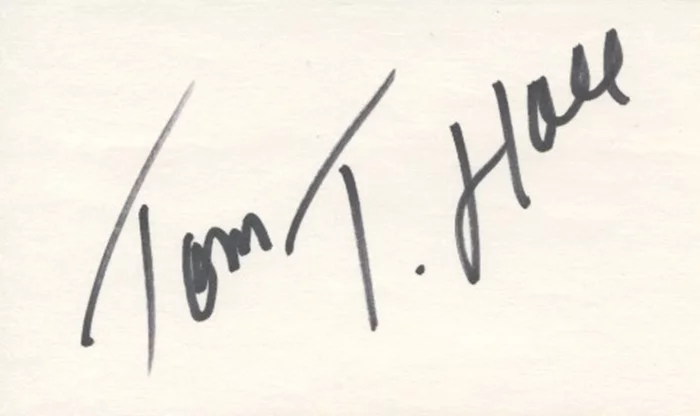 Tom T. Hall autograph