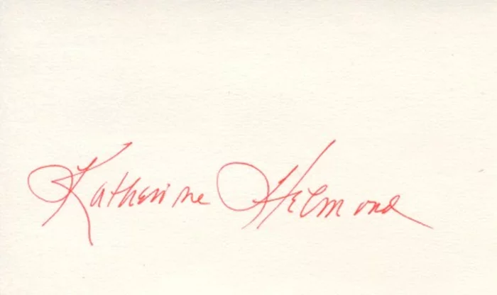 Katherine Helmond autograph
