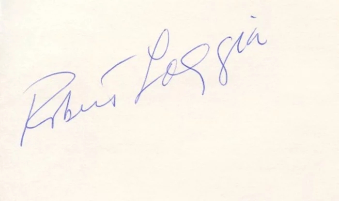 Robert Loggia autograph