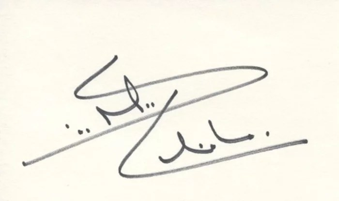 Simon MacCorkindale autograph